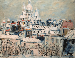 Le Sacre Coeur under the Snow